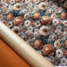 Flowing Bloom Blumen peach Taschenstoff wasserabweisend
