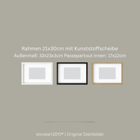 Steinbild Frauenaerztin - Dankeschoen & Abschiedsgeschenk