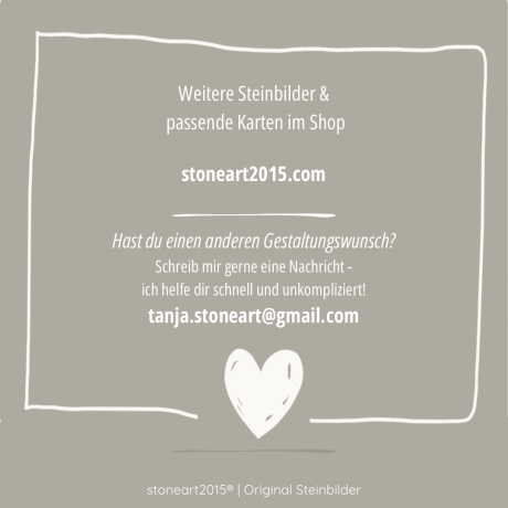 Steinbild Frauenaerztin - Dankeschoen & Abschiedsgeschenk