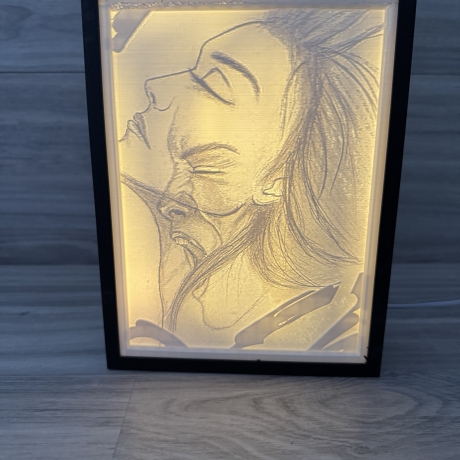 Lithophane mit eigenem Foto 