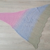 Dreiecktuch Frühlingsbrise, Handgestrickt