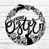 Frohe Ostern Plotterdatei SVG DXF FCM