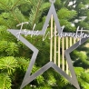 Weihnachtsstern z. Aufhängen, 3D-Druck Deko Tannenbaum Schriftzug
