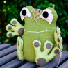 UPCYCLING Türstopper Frosch mit Trageschlaufe