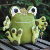 UPCYCLING Türstopper Frosch mit Trageschlaufe