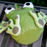 UPCYCLING Türstopper Frosch mit Trageschlaufe