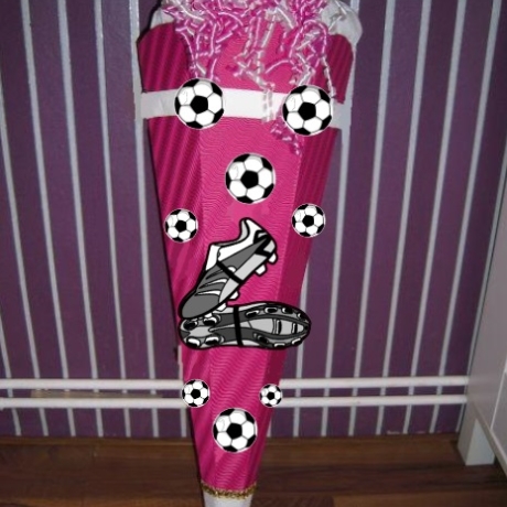 Dekoelemente für Schultüte Fußballschuhe