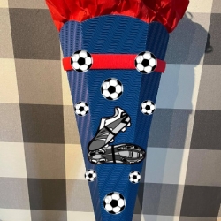 Dekoelemente für Schultüte Fußballschuhe