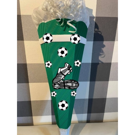 Dekoelemente für Schultüte Fußballschuhe