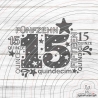 Fünfzehn Plotterdatei SVG DXF 