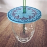 Schiffe Untersetzer Glasdeckel 4 Motive ITH Stickdatei Ø10 cm