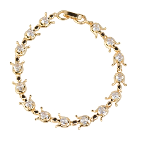 18K Vergoldete Armbänder Schlicht Und Elegant Für Damen