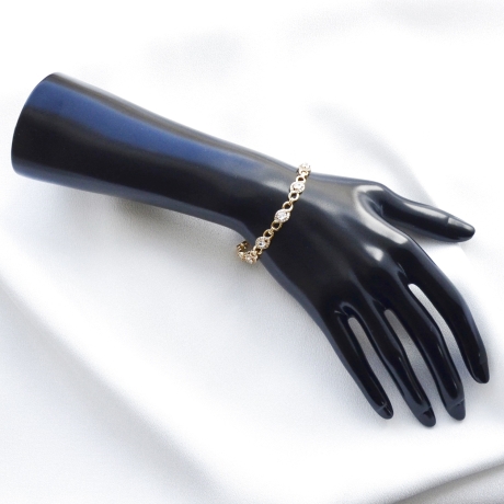 18K Vergoldete Armbänder Modernes Accessoire Für Frauen