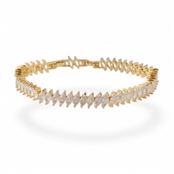 18K Vergoldete Armbänder Stilvoll Und Vielseitig Tragbar