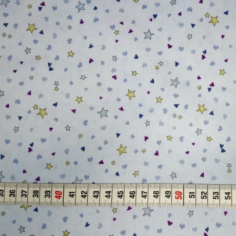 Rainbow Dreams tiny stars & hearts - versch. Farben