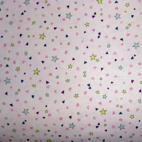 Rainbow Dreams tiny stars & hearts - versch. Farben