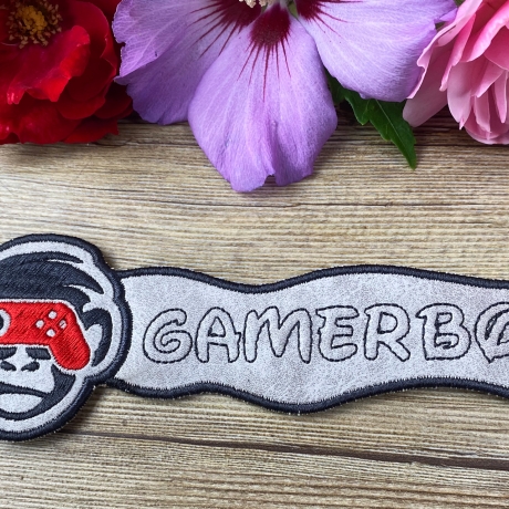 Stickdatei 3D-Anhänger GAMERBOY, 3D-Stick, Lesezeichen