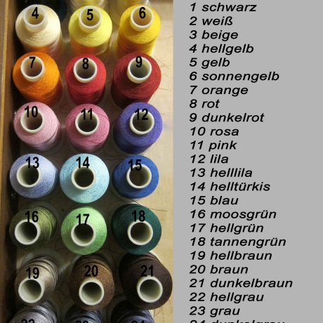 1 bis 4 Zeichen Namensstickerei Monogramm auf meinem Produkten !