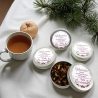 Weihnachtsgeschenk Glühweintee, Früchtetee im Döschen, Adventzeit