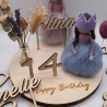Großer Geburtstagsteller 2 Mädchen personalisiert