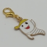 Gespenst mit Cap Clip Anhänger Bettelarmband Halloween Charm