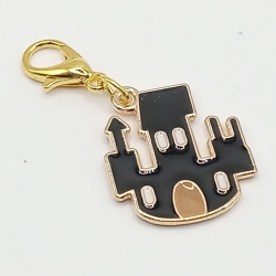 Geisterschloss Clip Anhänger Bettelarmband Halloween Charm