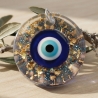 Das wachende Auge – Nazar-Amulett mit Blattgold, handgefertigt