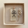 Zuversicht, die im Dunkeln leuchtet – Indalo-Amulett, handmade