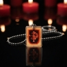 Macht der alten Siegel - handgefertigtes Asmodeus-Amulett Orange