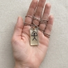 Zuversicht, die im Dunkeln leuchtet – Indalo-Amulett, handmade