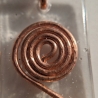 Im Fluss des Lebens – Kupfer-Spiralen-Amulett, handgefertigt