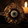 Das wachende Auge – Nazar-Amulett mit Blattgold, handgefertigt
