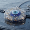 Das wachende Auge – Nazar-Amulett mit Blattgold, handgefertigt