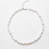 Zarte Halskette aus echten Süßwasserperlen 