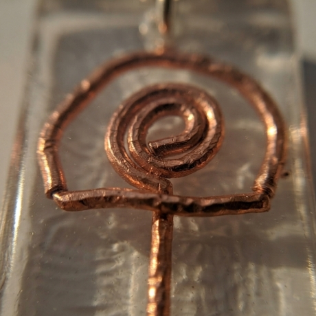 Ein Begleiter für den Weg – Indalo-Amulett Kupferdraht, handmade