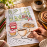 Gratis Malvorlage Fika zum Ausdrucken | Kaffee & Zimtschnecken