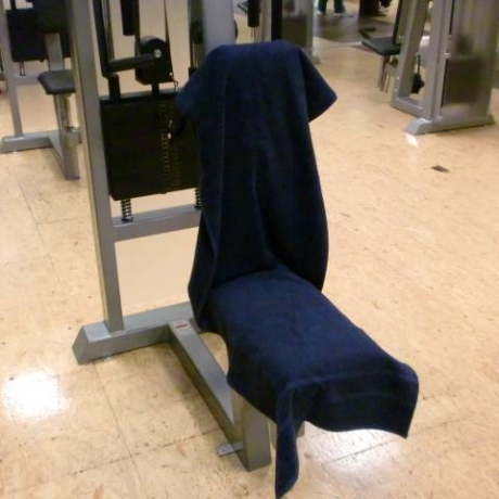 Handtuch für Sport und Fitness - Marineblau