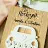 Geschenk zur Hochzeit – Geldgeschenk mit Auto & Namen