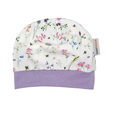 3-tlg Baby Pumphosen-Set Erstlingsoutfit Blumen Wiesenblumen 