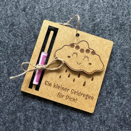 Geschenkkarte Ein kleiner Geldregen für Dich!