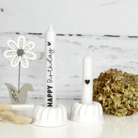 Geschenkset Geburtstag | Kerze, Kerzenhalter, Konfetti in Holzbox