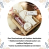 Weihnachten Geschenkset mit Nussknacker, Kerze & Kerzenhalter