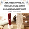Weihnachten Geschenkset mit Nussknacker, Kerze & Kerzenhalter