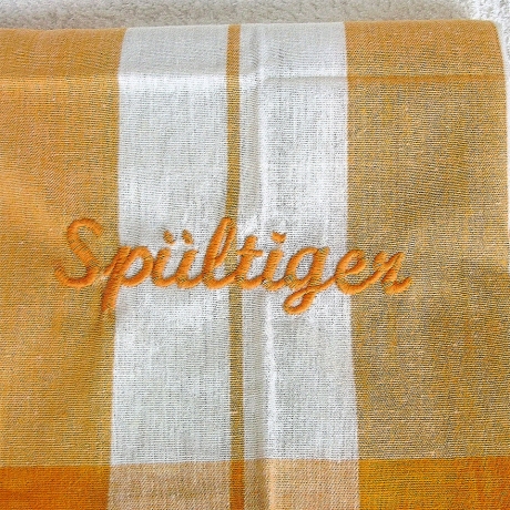 Geschirrtuch♥Spültiger♥Baumwolle♥bestickt♥von Hobbyhaus