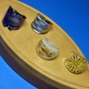 Ringe, Glasringe, Murano, verschiedene Designs, Größe 15