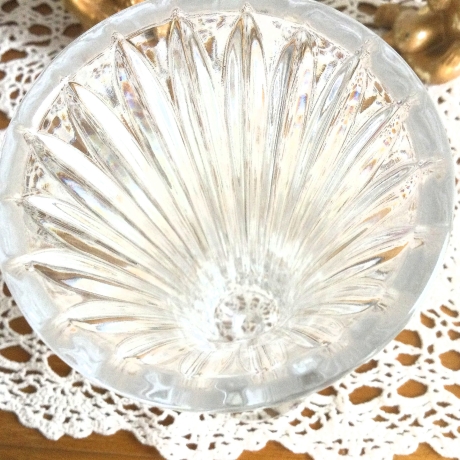 Vase Kristallvase Trompetenvase aus den 50er/60er Jahren