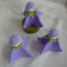Glockenblumenhänger flieder, Blumenkind Wollfilz