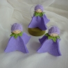 Glockenblumenhänger flieder, Blumenkind Wollfilz