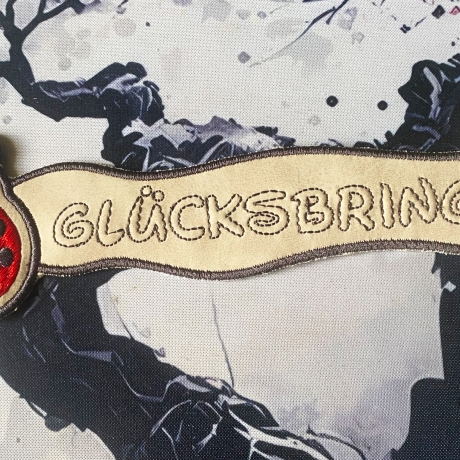 Stickdatei 3D-Anhänger GLÜCKSBRINGER, 3D-Stick, Lesezeichen