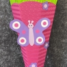 Schultüte Glücksfalter,  fertig gebastelt
